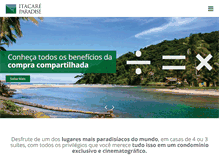 Tablet Screenshot of itacareparadise.com.br